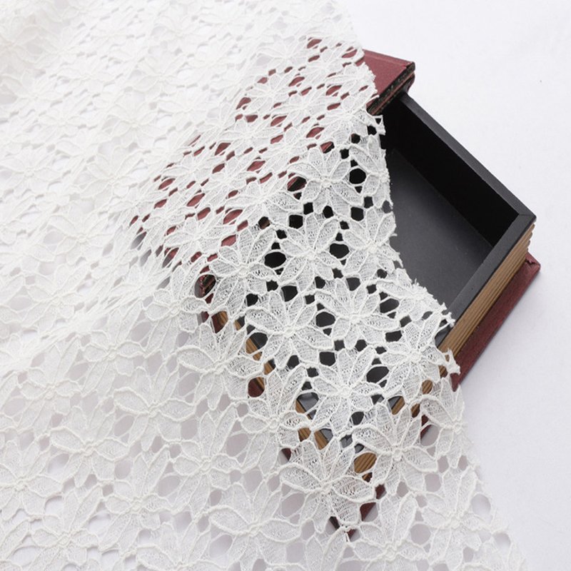 Lace Fabric Cutwork Women's Nylon for Women's Wear Wholesale Supplier 7